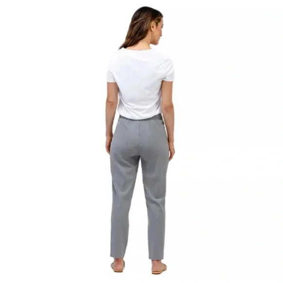 NWT MINISTRY OF SUPPLY Swift Drape Pants Gray Stretch Waist Pockets Zipper 12 - Picture 3 of 12